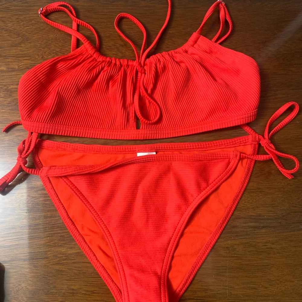 Red TopShop Bikini Set